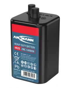 Zinc-carbon Battery 4R25 1pcs shrink