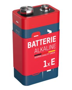 Alkaline Batterie Block E / 6LR61 1er Papierblister