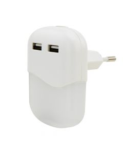 Plug-in nightlight NL15AC + 2USB