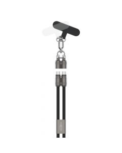 Lanyard cable USB-C to USB-C, 120 cm/black