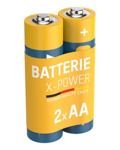 X-Power Alkaline Batterie Mignon AA / LR6 2er Papierblister