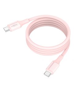 Magnetisches Silikonkabel USB-C auf USB-C, 120cm rose