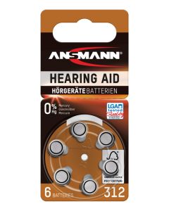Hearing Aid batteries Type 312 / PR41