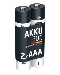  NiMH Akku Micro AAA 800 mAh maxE 2er Blister