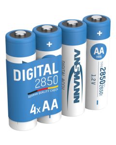 Digital NiMH Akku Mignon AA Typ 2850 (min. 2650 mAh) 4er Blister