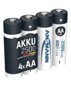  NiMH Akku Mignon AA Typ 2500 (min. 2400 mAh) maxE 4er Blister