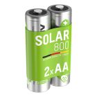 Solar NiMH Rechargeable battery AA / HR6 800 mAh maxE 2 pcs.